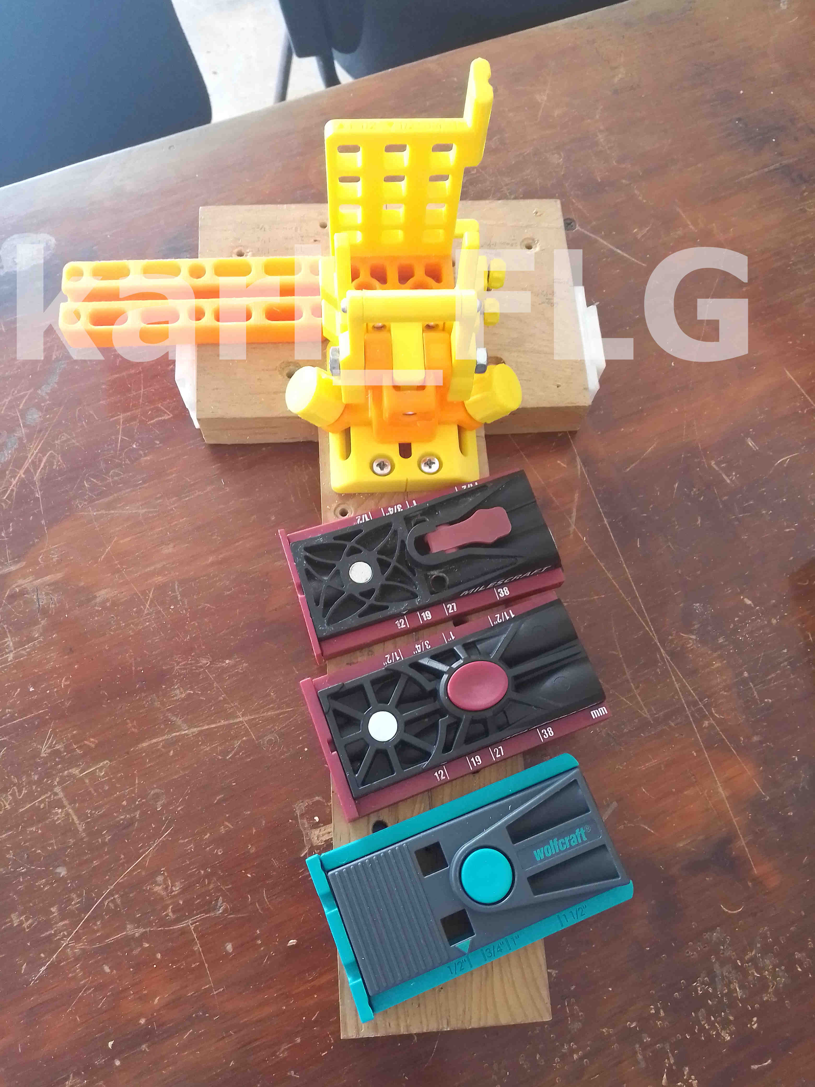 Screw gauge for pocket hole jig Milescraft and Wolfcraft by Karl_FLG Download free STL model