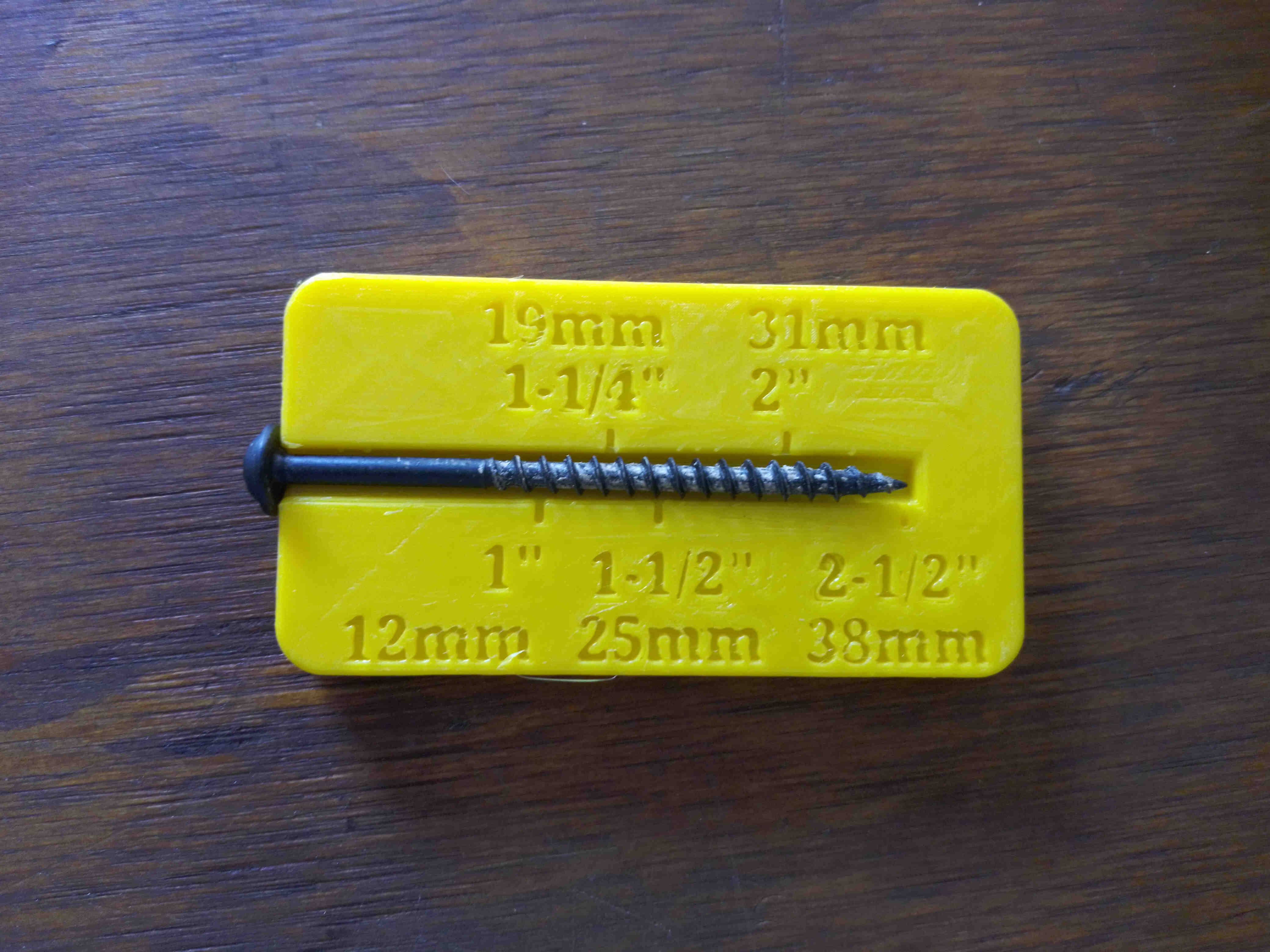 Screw gauge for pocket hole jig Milescraft and Wolfcraft by Karl_FLG Download free STL model