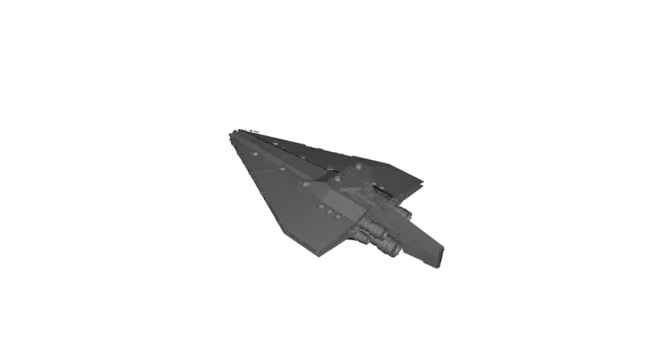 Star Wars Armada Judicial class Heavy Cruiser by Memnoch1234