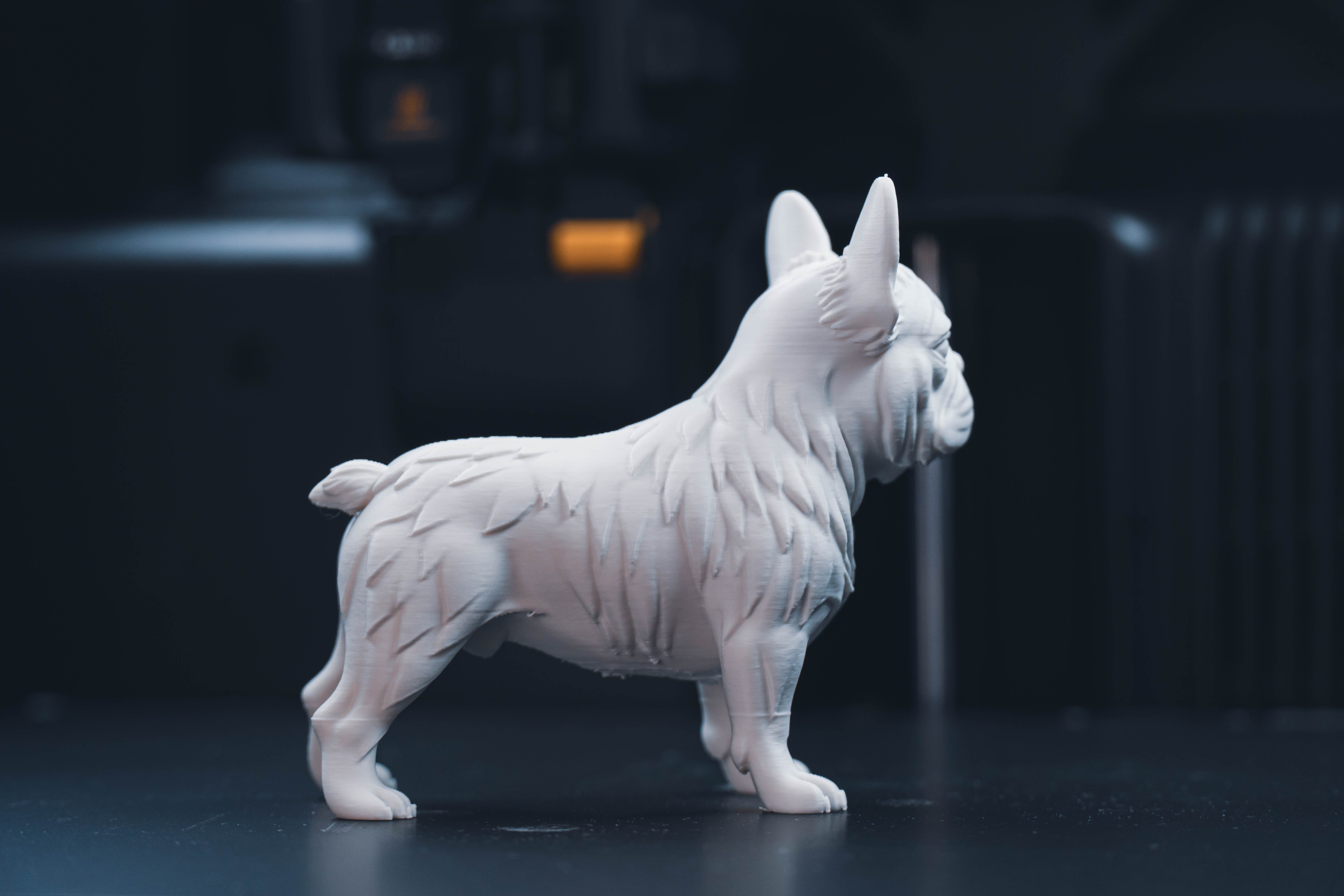 Miniatura 6 do modelo 3D French Bulldog Statue + Multicolor