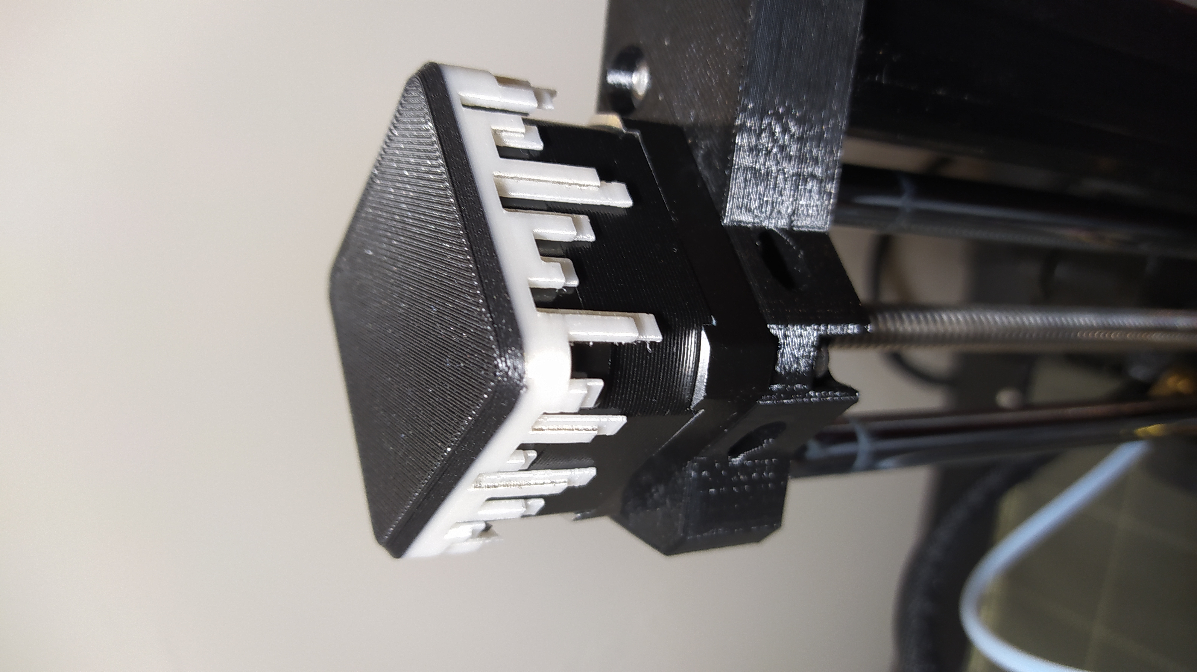 Prusa Mini Axis Dust Cover, Blocky Drips