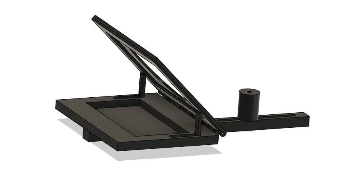 Portable DSLR Prompter by Francis Beland Download free STL model