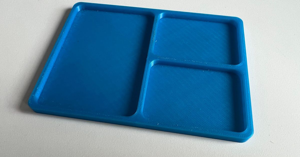 Small RC parts tray by rk295 Download free STL model