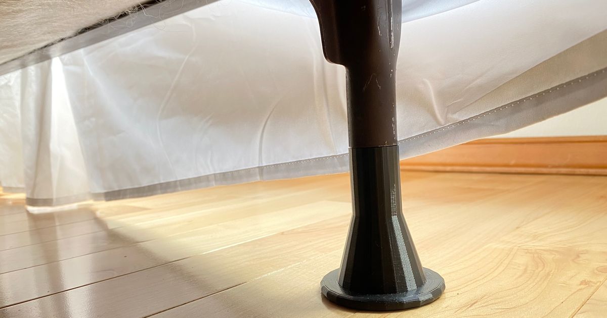 Bed Frame Risers by Nickbaxter Download free STL model