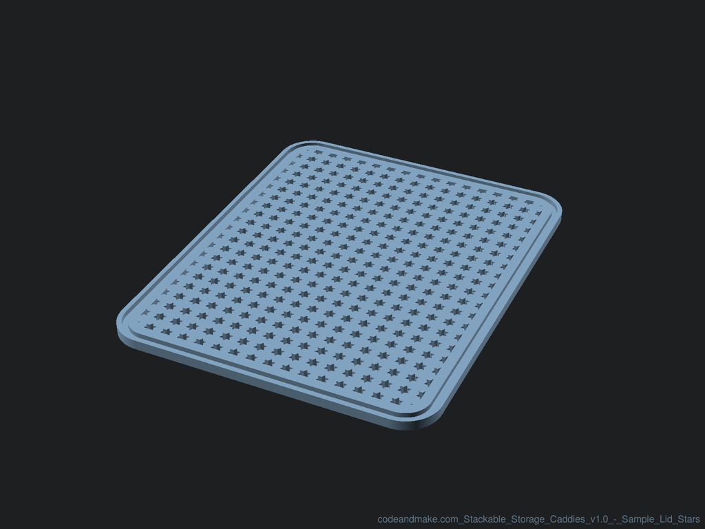 Miniatura 17 do modelo 3D Stackable Storage Caddies
