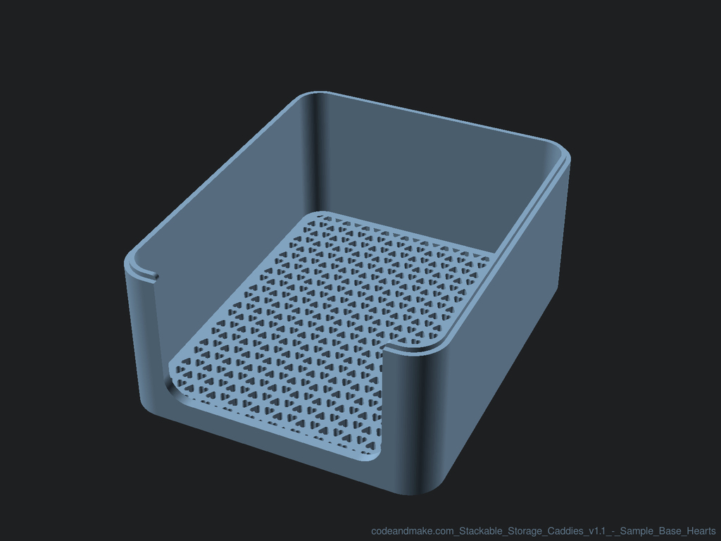 Miniatura 18 do modelo 3D Stackable Storage Caddies