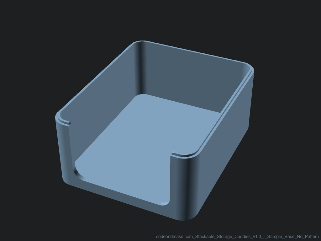 Miniatura 21 do modelo 3D Stackable Storage Caddies
