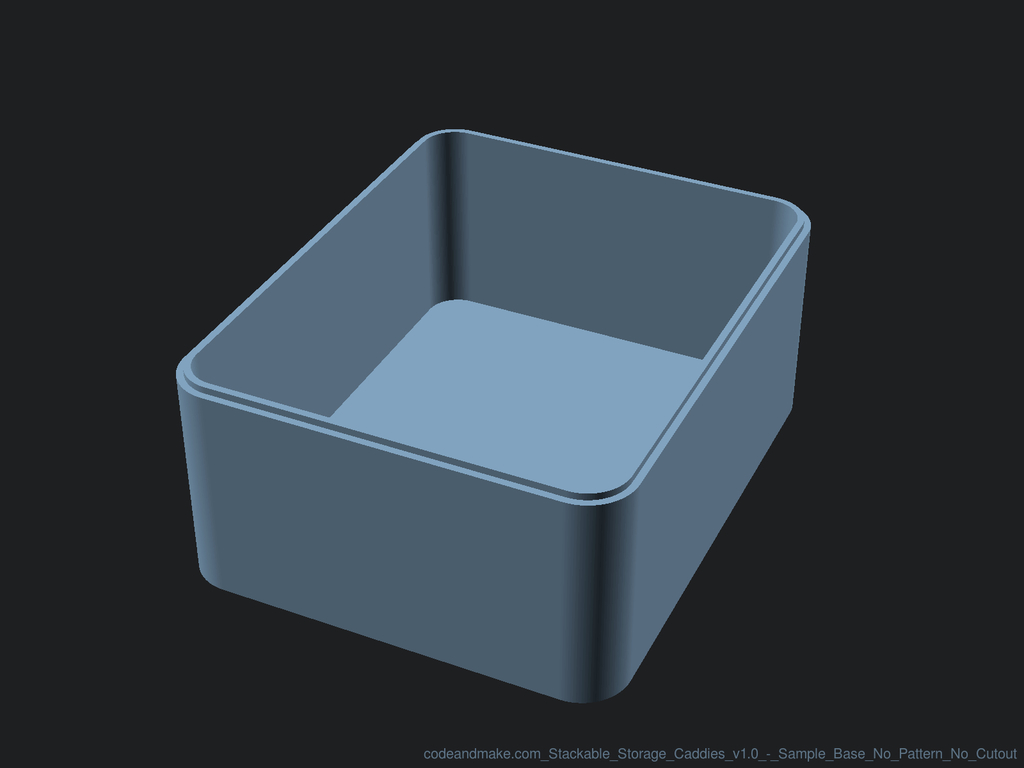 Miniatura 22 do modelo 3D Stackable Storage Caddies