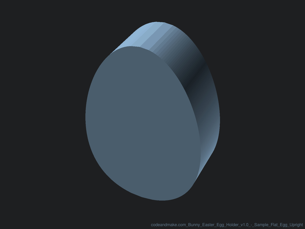Miniatura 9 do modelo 3D Bunny Easter Egg Holder