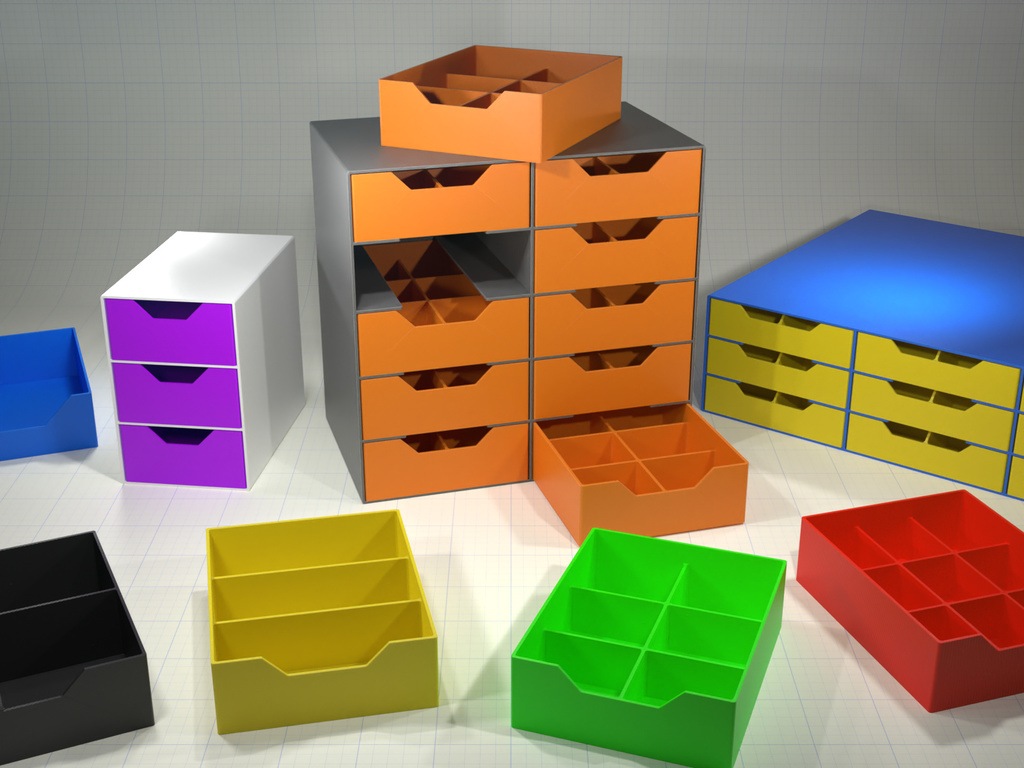 3D file 3D Printable Wall Bins for Storage and Organization 🆒・3D print  design to download・Cults
