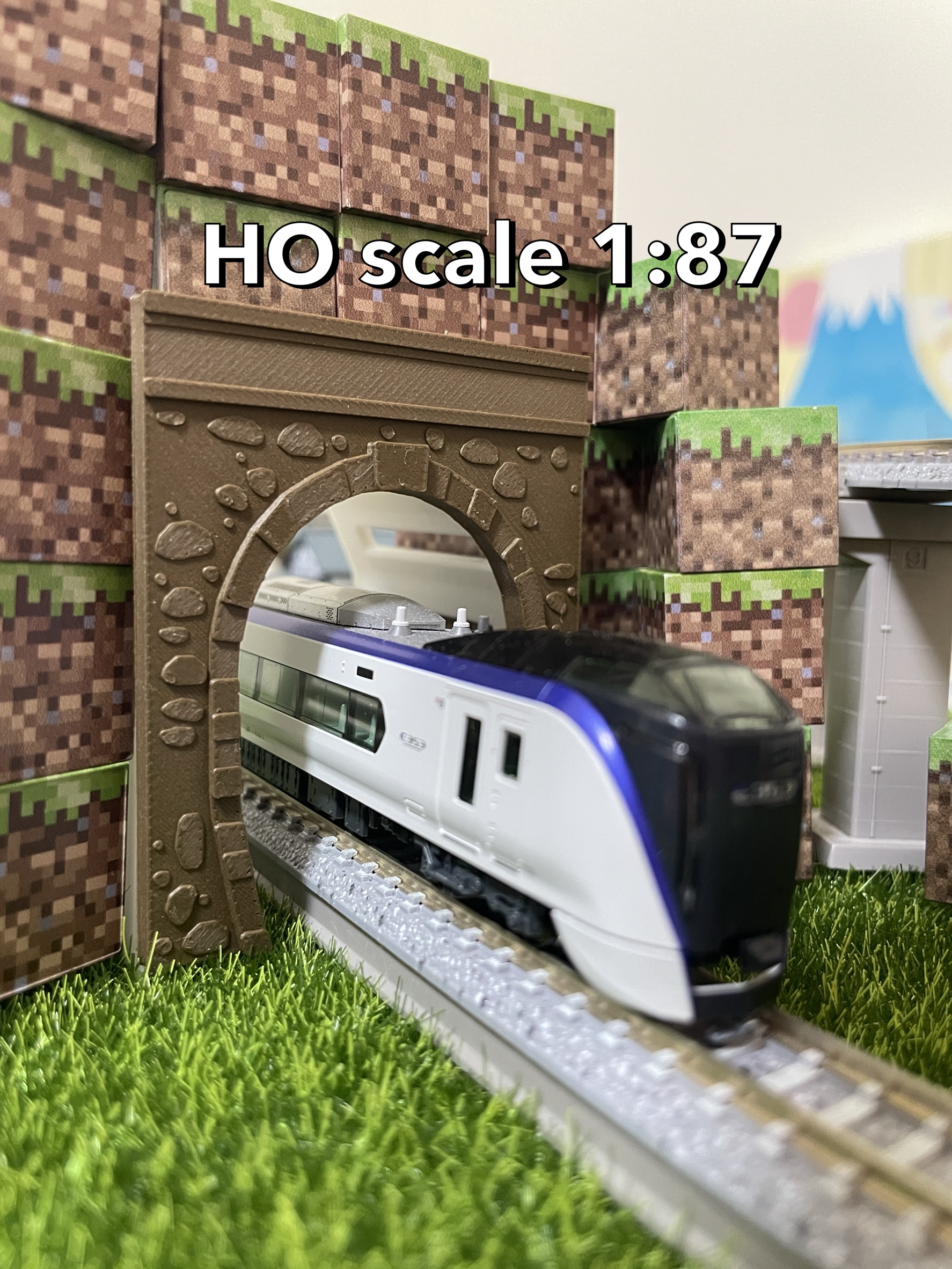 HO Scale Tunnel Portal – Free Lite Version (Stone Railway Entrance) 1:87 3D model