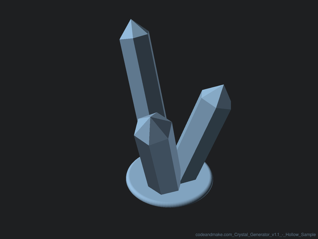 Miniatura 5 do modelo 3D Crystal Generator