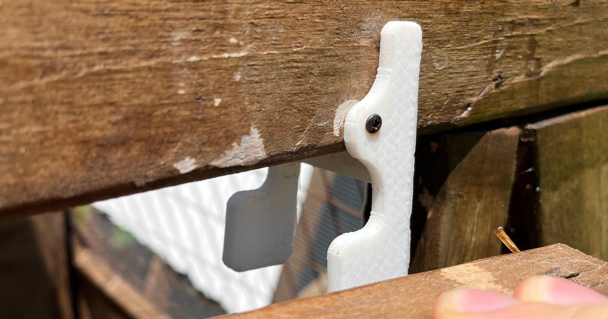 Chicken Coop Latch by LordOfBytes Download free STL model