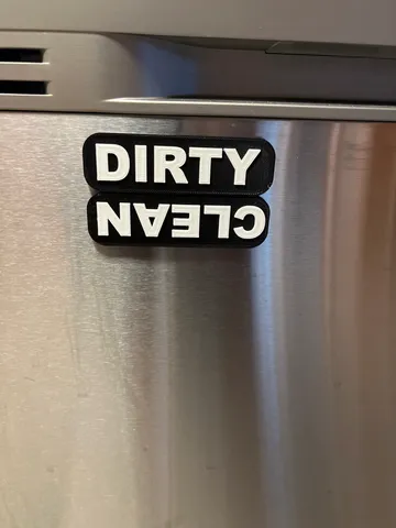 Dishwasher Status Magnets