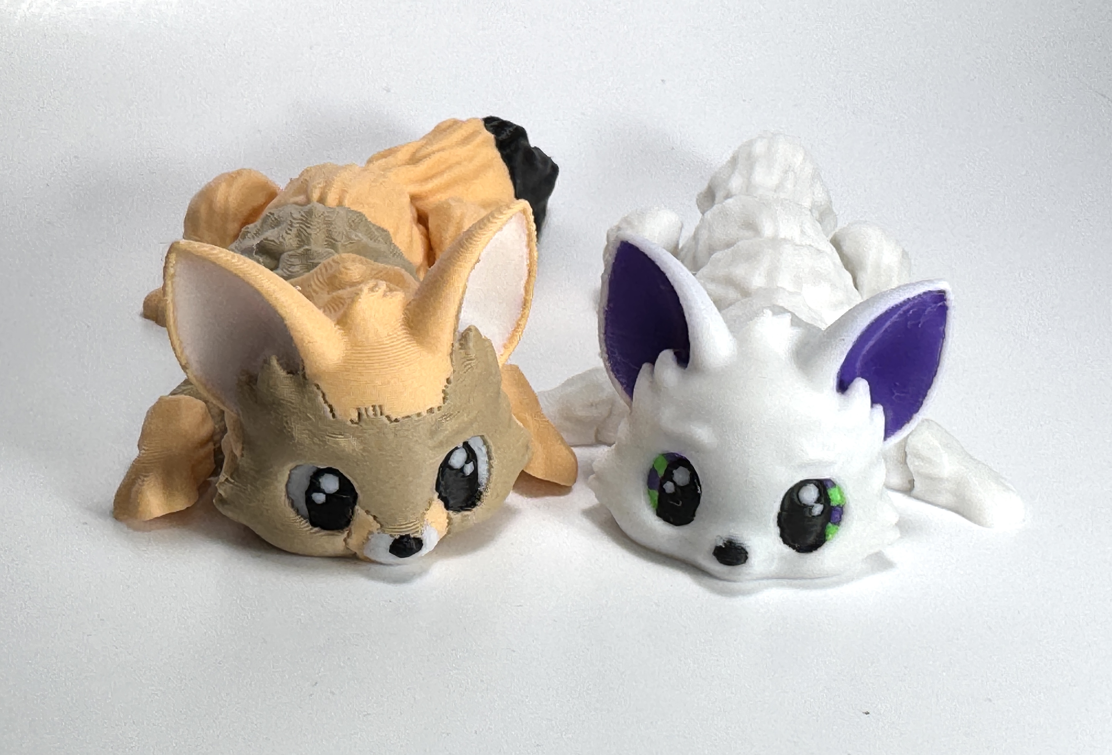 Articulated Arctic/Fennec Foxes