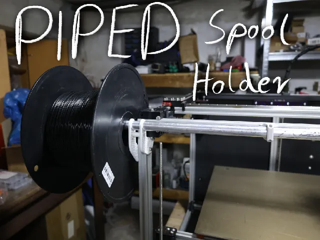 Piped Spool Holder
