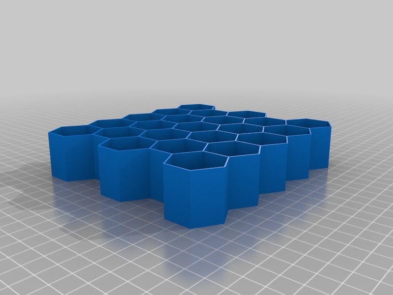 Customized Parametric Honeycomb containers 5x5