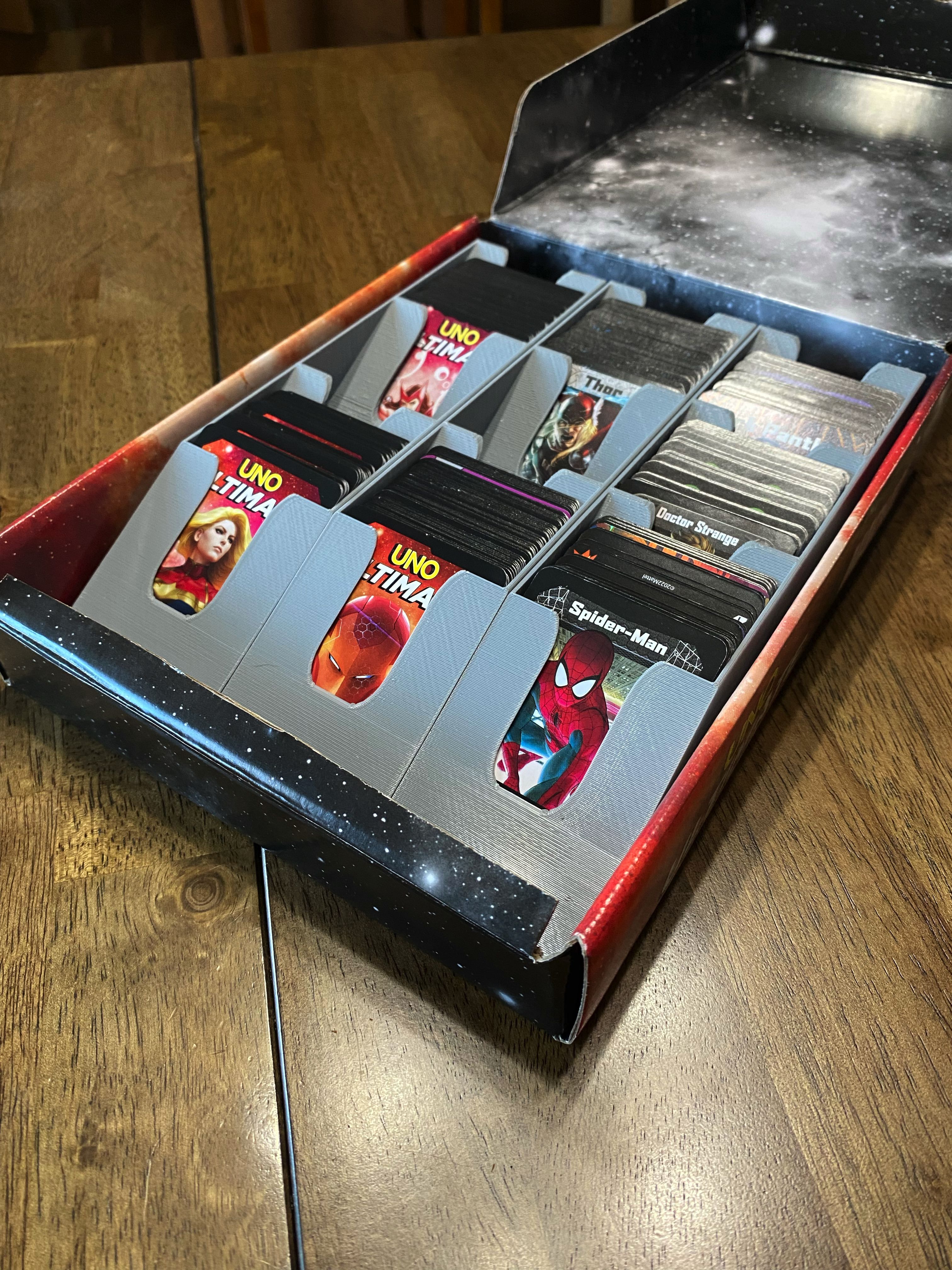 Uno Ultimate Marvel Parameterized Card Tray Insert