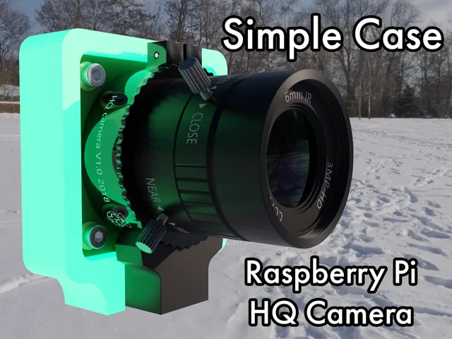 Simple Case for Raspberry Pi HQ Camera