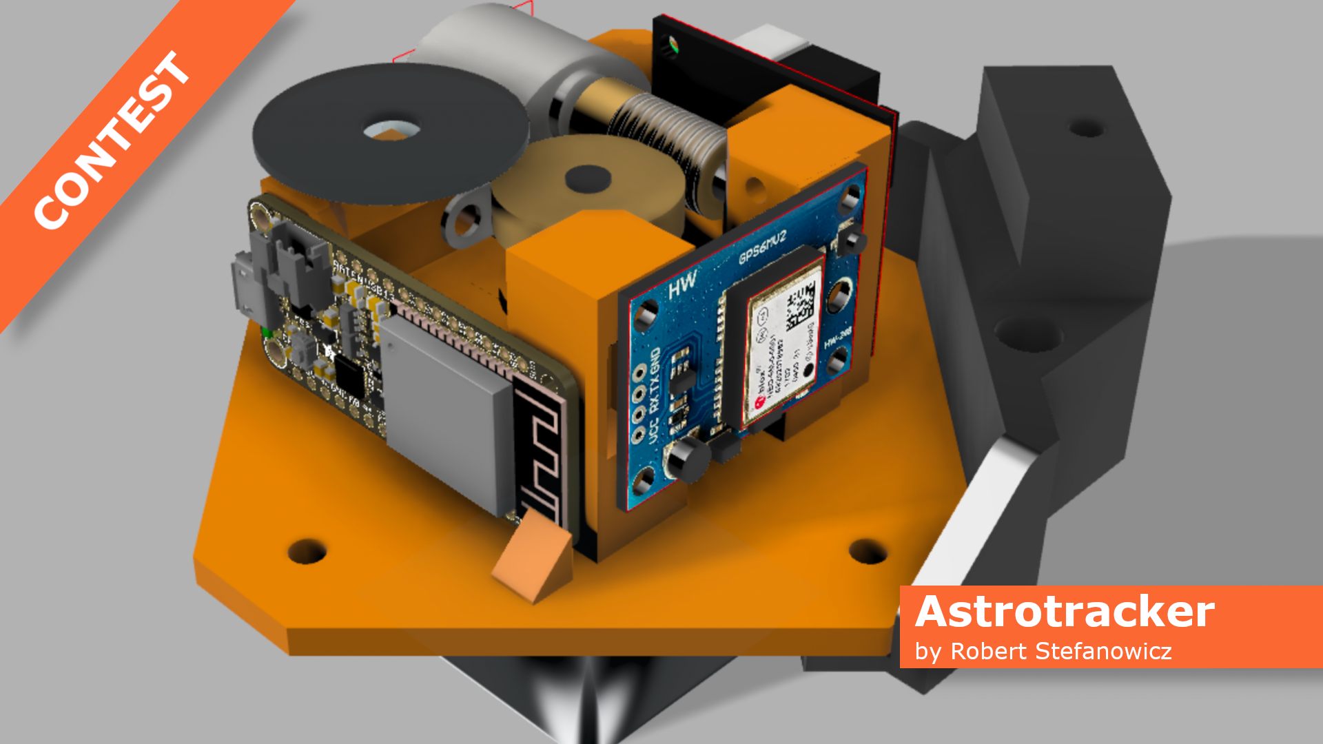 Astrotracker for Smartphones with GPS & Wifi & Laser
