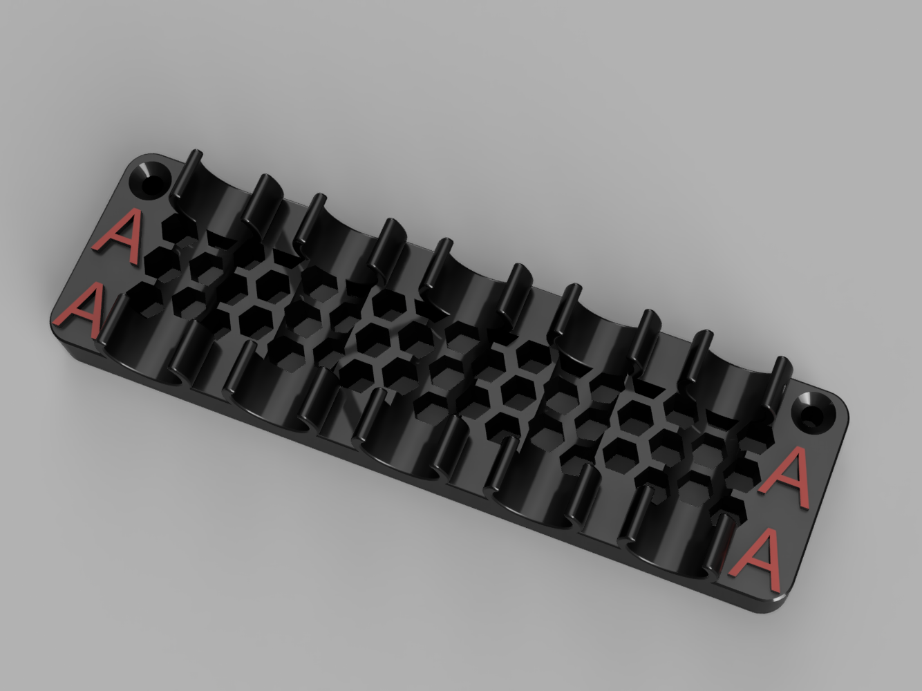 Clip-in AA battery holder