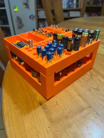 Présentoir de rangement de piles