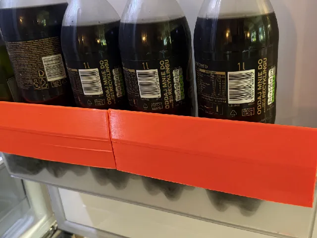 Fridge door shelf stopper