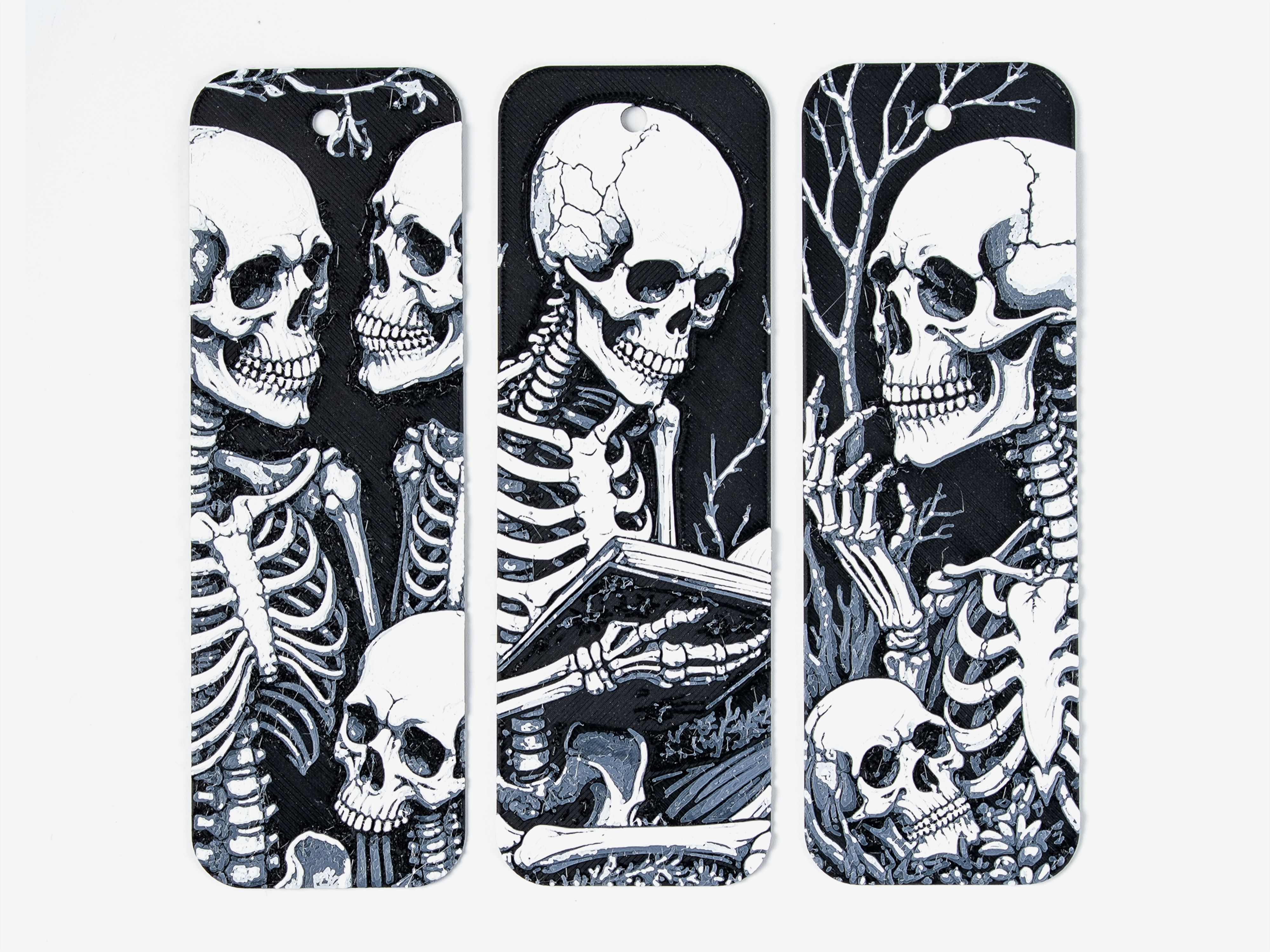Miniatura 2 do modelo 3D Skeleton Bookmarks