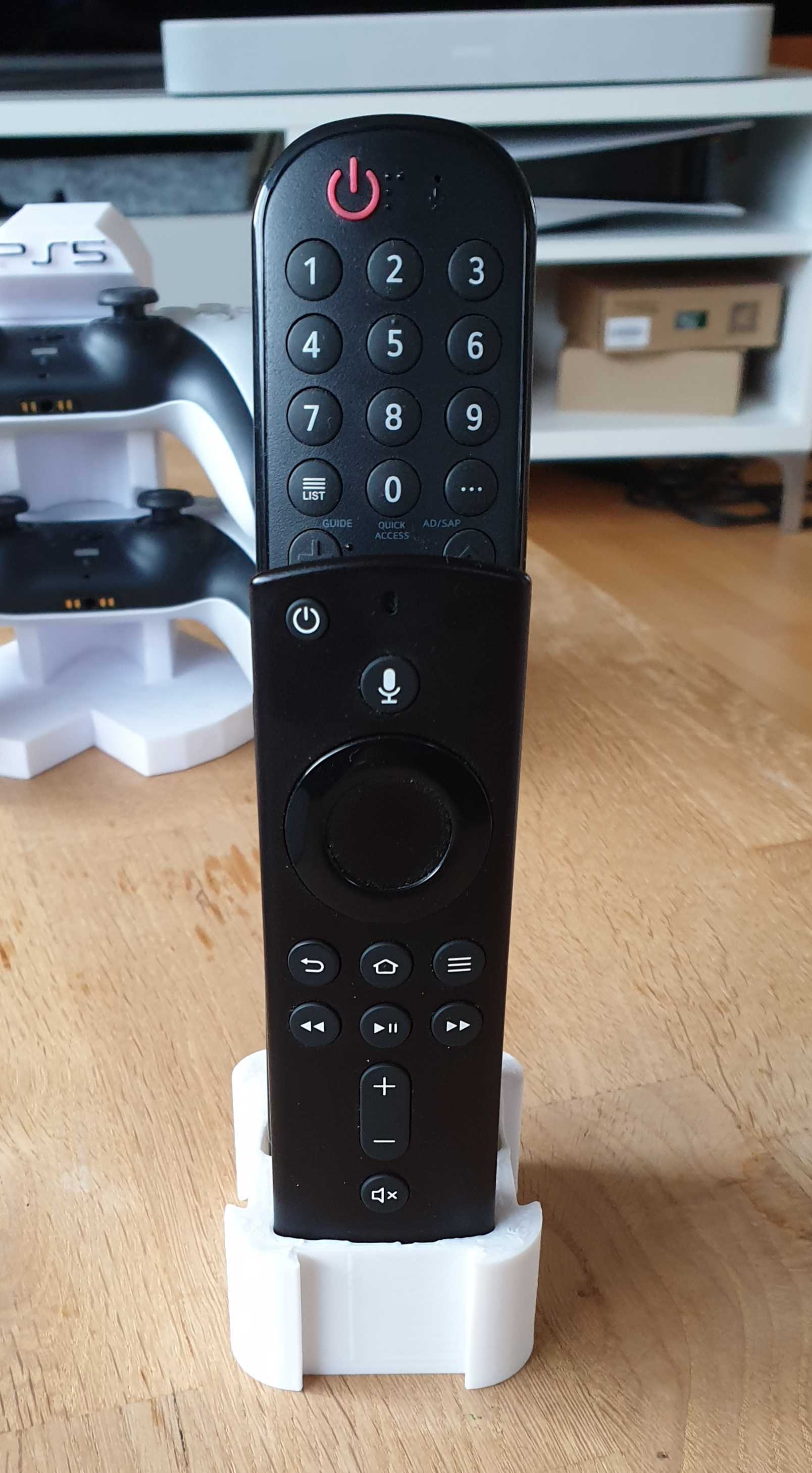 LG and FireTV remote control table mount by flegne Download free STL