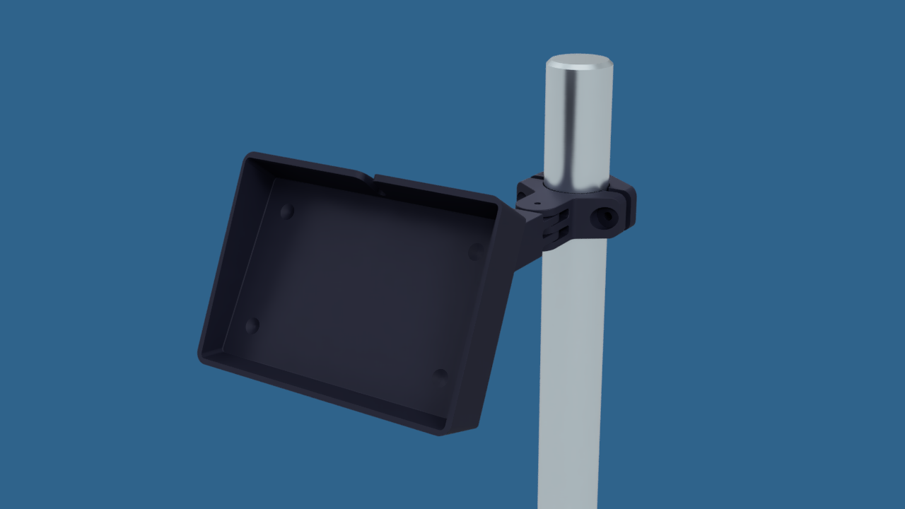 Stream Deck mk.1 Holder/Bracket/Mount for 32mm diameter poles by Alex ...