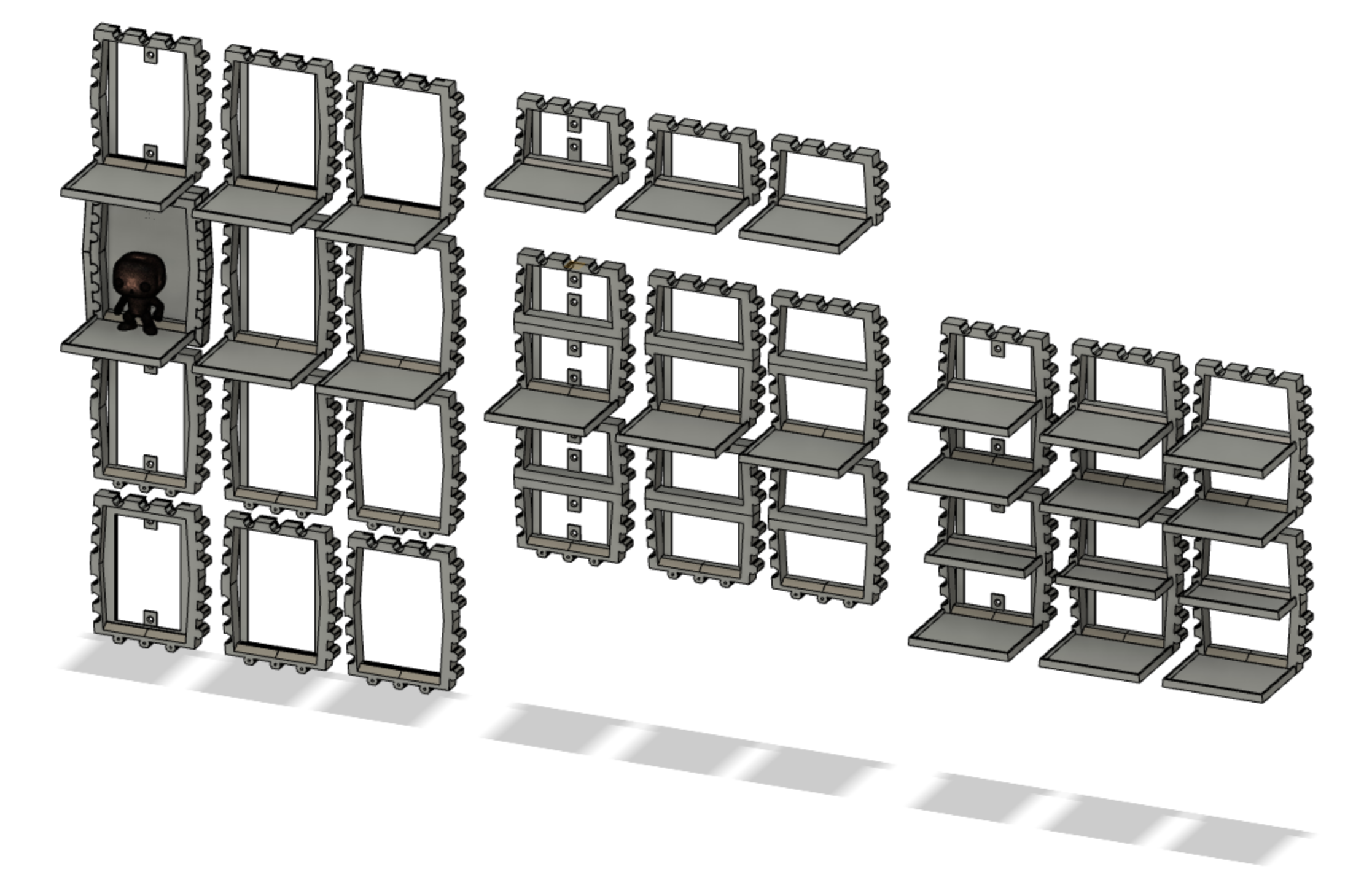 Funko/Figure/Photo Interlocking displays