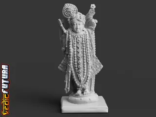Shrinathji of Nathdwara - Krishna Manifested As A Seven-Year-Old