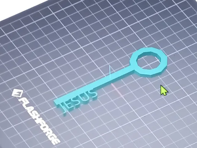 jesus key bigger remix from freecad