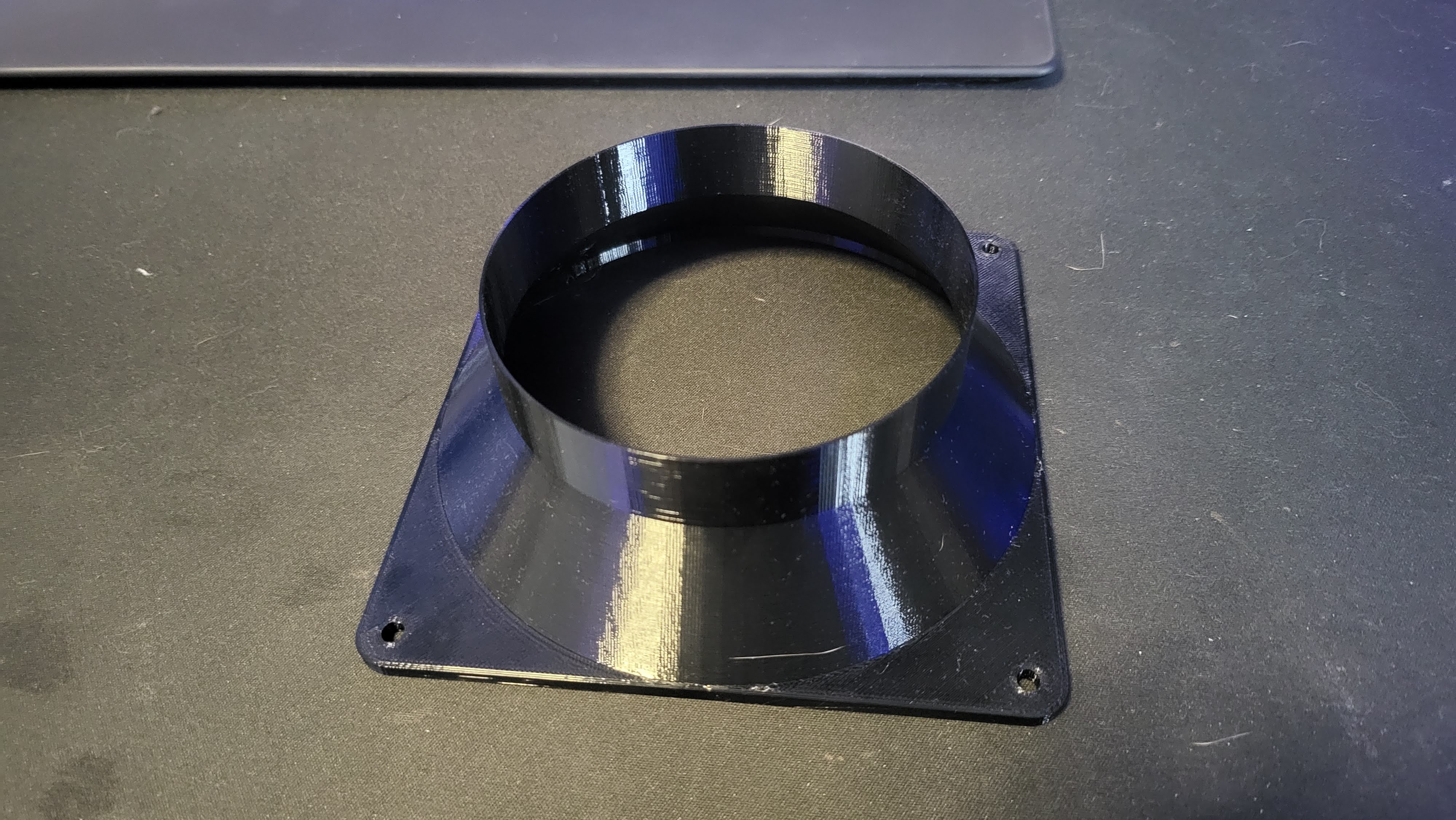 140mm Fan to 100mm Duct