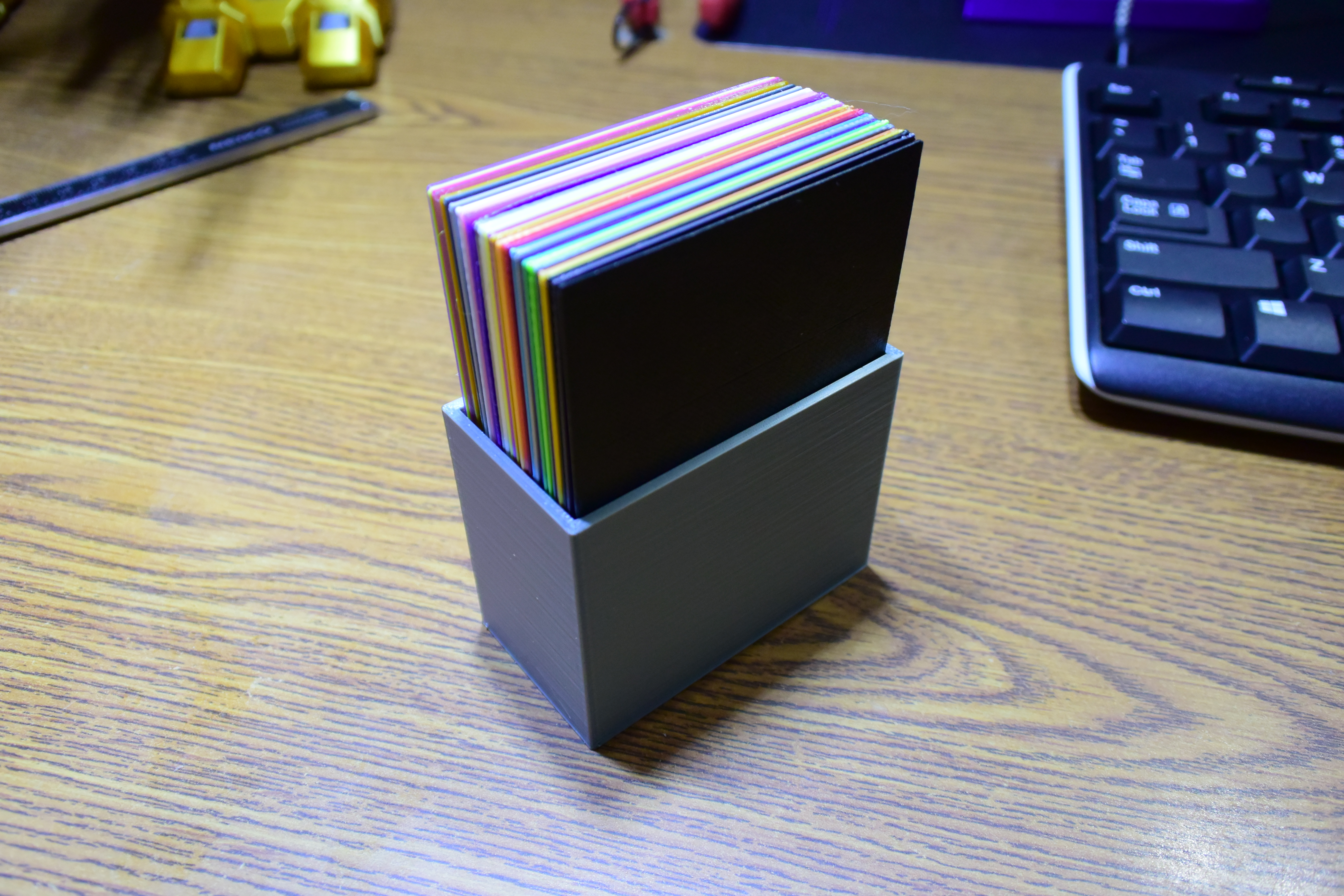 Filament Test Cards and Holder