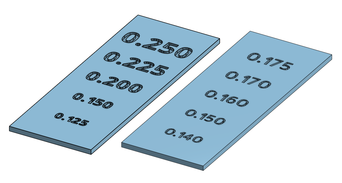 Two-Color Text Test by kaje | Download free STL model | Printables.com