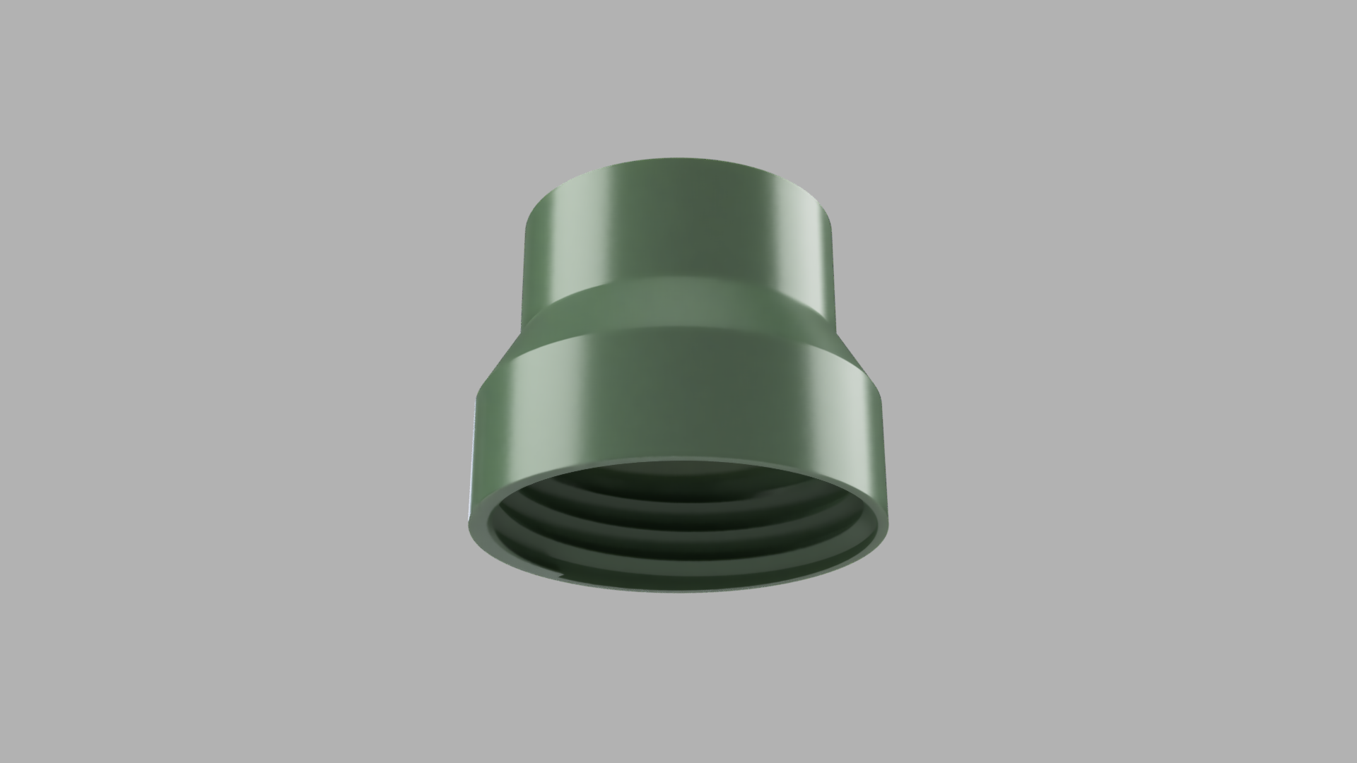 6" Air Conditioning Flexible Hose Adapter to 5" Rigid Ducting
