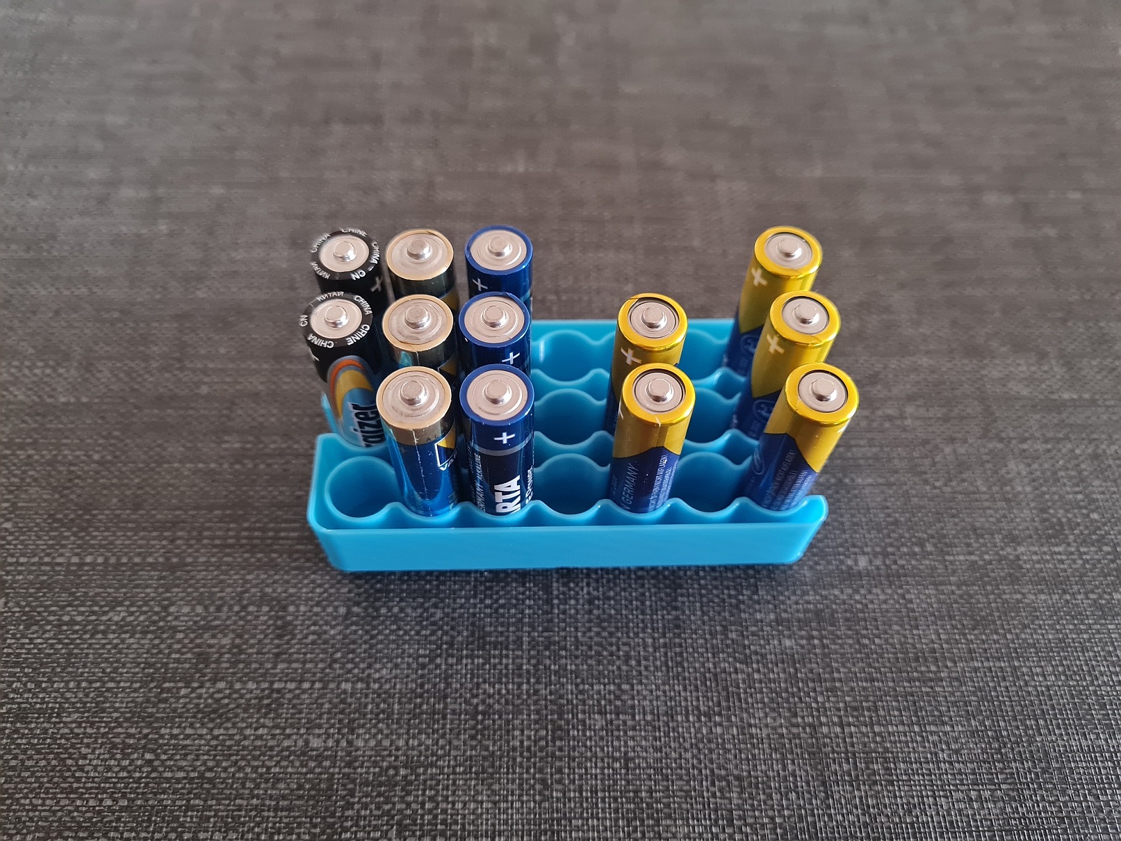 Battery Box AAA Gridfinity Vasemode 15 different sizes by JBoe