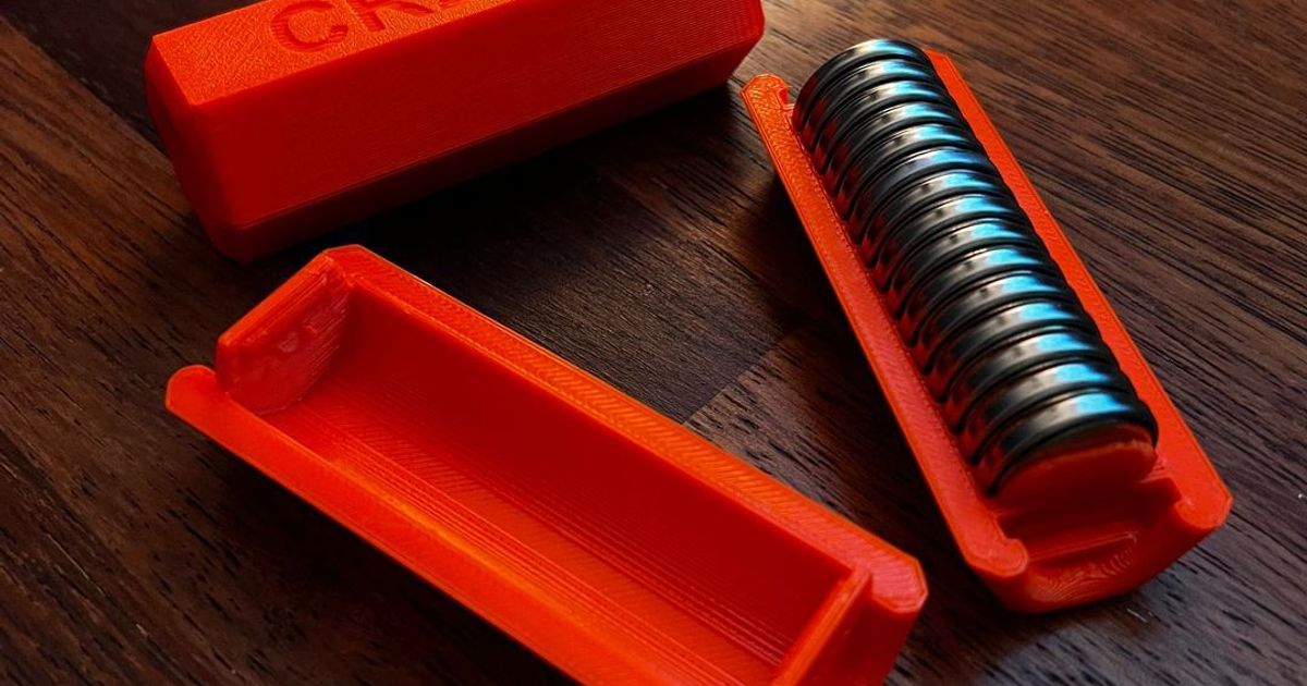 CR2032 Battery Storage by Quesabyte Download free STL model