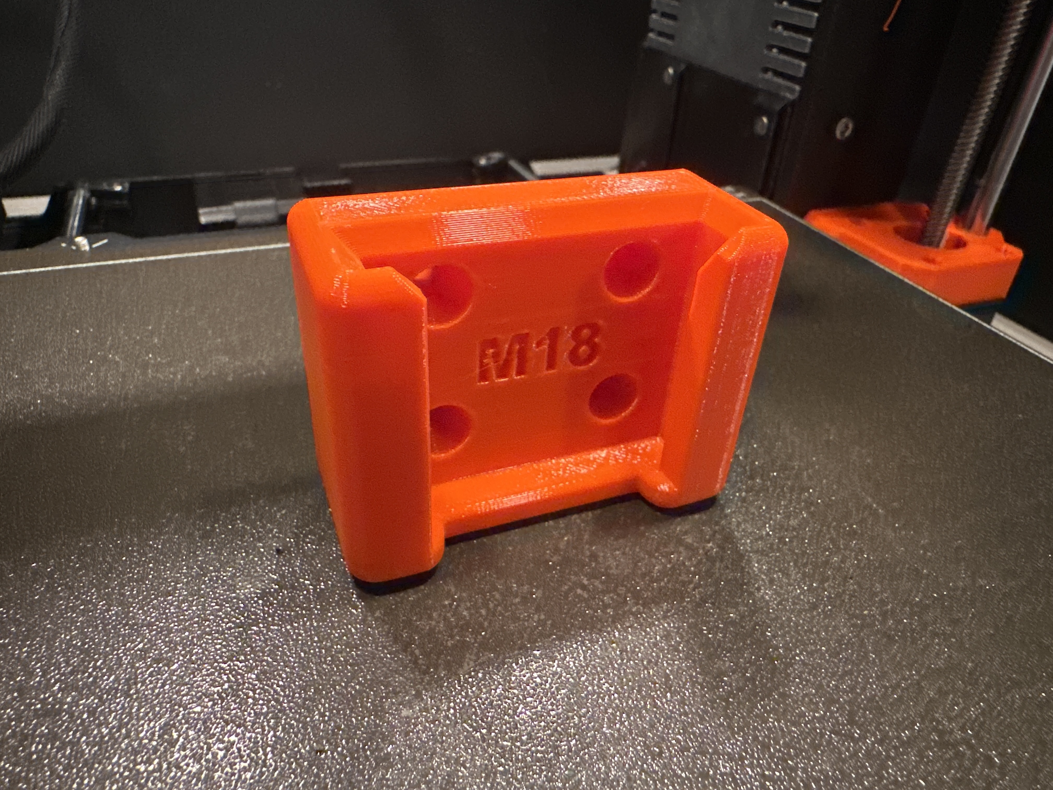 Milwaukee M18 Battery Holder Mount - No Supports Required