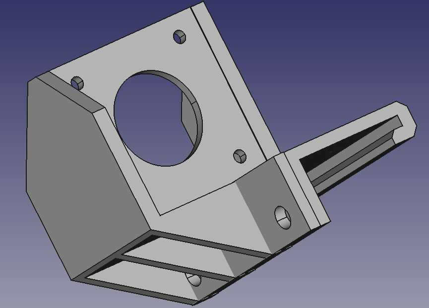 Cr-10s Pro V2 Direct Drive bracket by radarOverhead | Download free STL ...