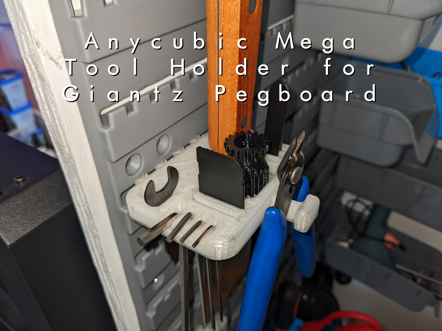 Anycubic Mega Tool holder Giantz Pegboard