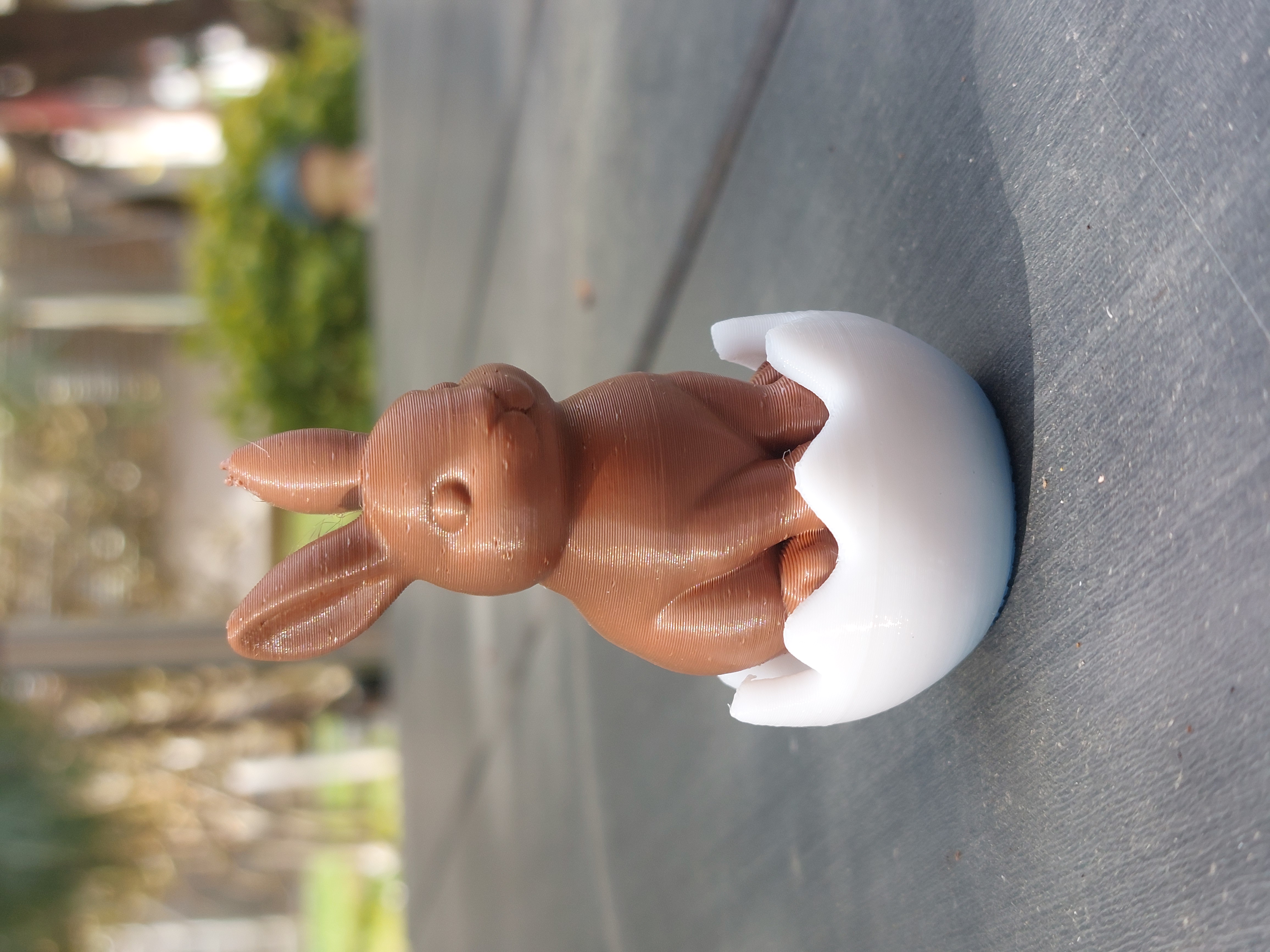 Cute bunny in egg decor 3D model