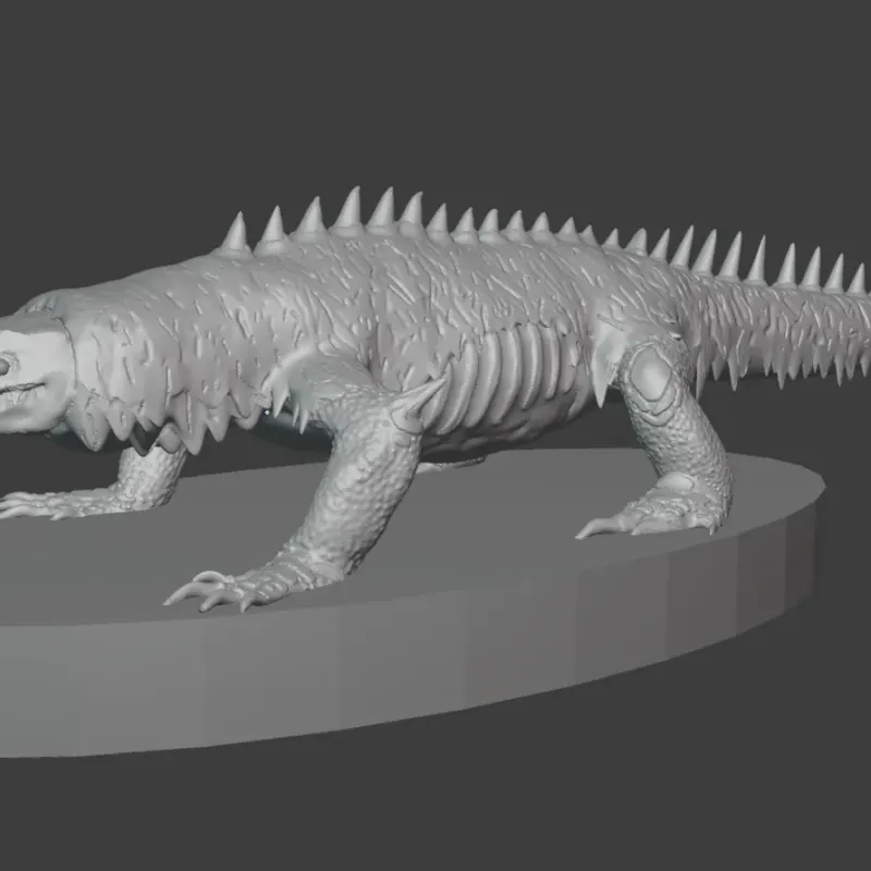 SCP-682 Hard To Kill Reptile - 3D model by WOLLAND (@WOLLAND) [5f5fa1e]
