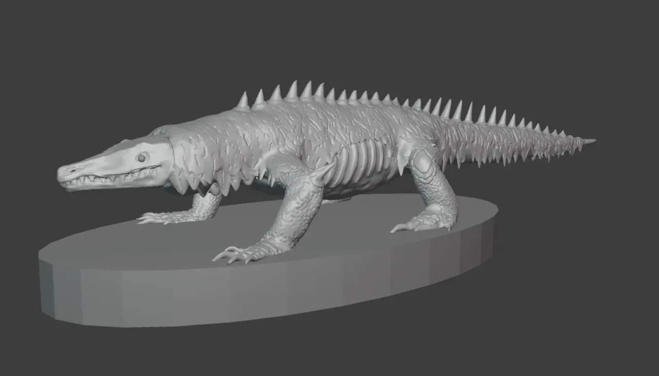SCP-682 hard-to-destroy Reptile Model for Dungeons -  Israel