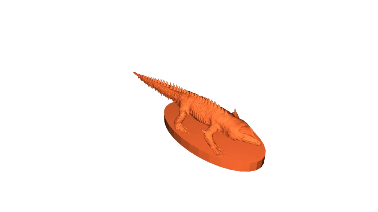 SCP-682 Reptile - 3D model by shuripusta (@shuripusta) [256d948]