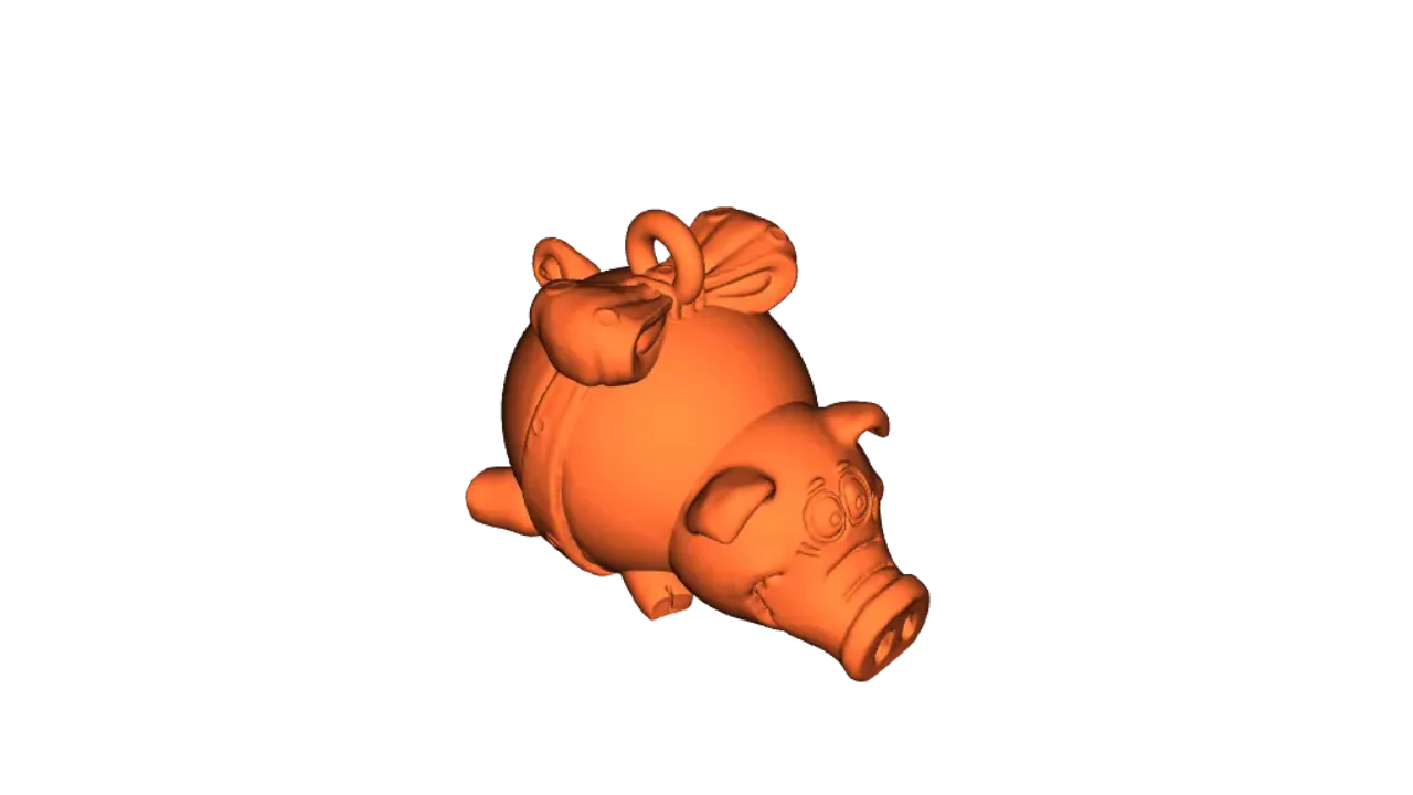 Pig With Crown - Download Free 3D model by BBonLLo (@BBonLLo