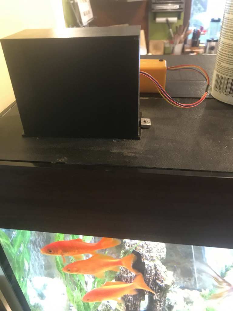Juwel 120x60 Mount / Case for 28BYJ-48 driven Fish Feeder