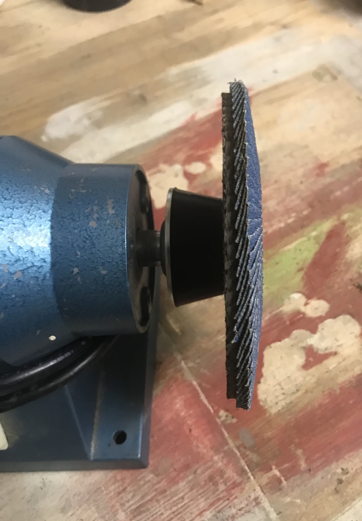 adapter, 13mm bench grinder -> 22mm angle grinder disc