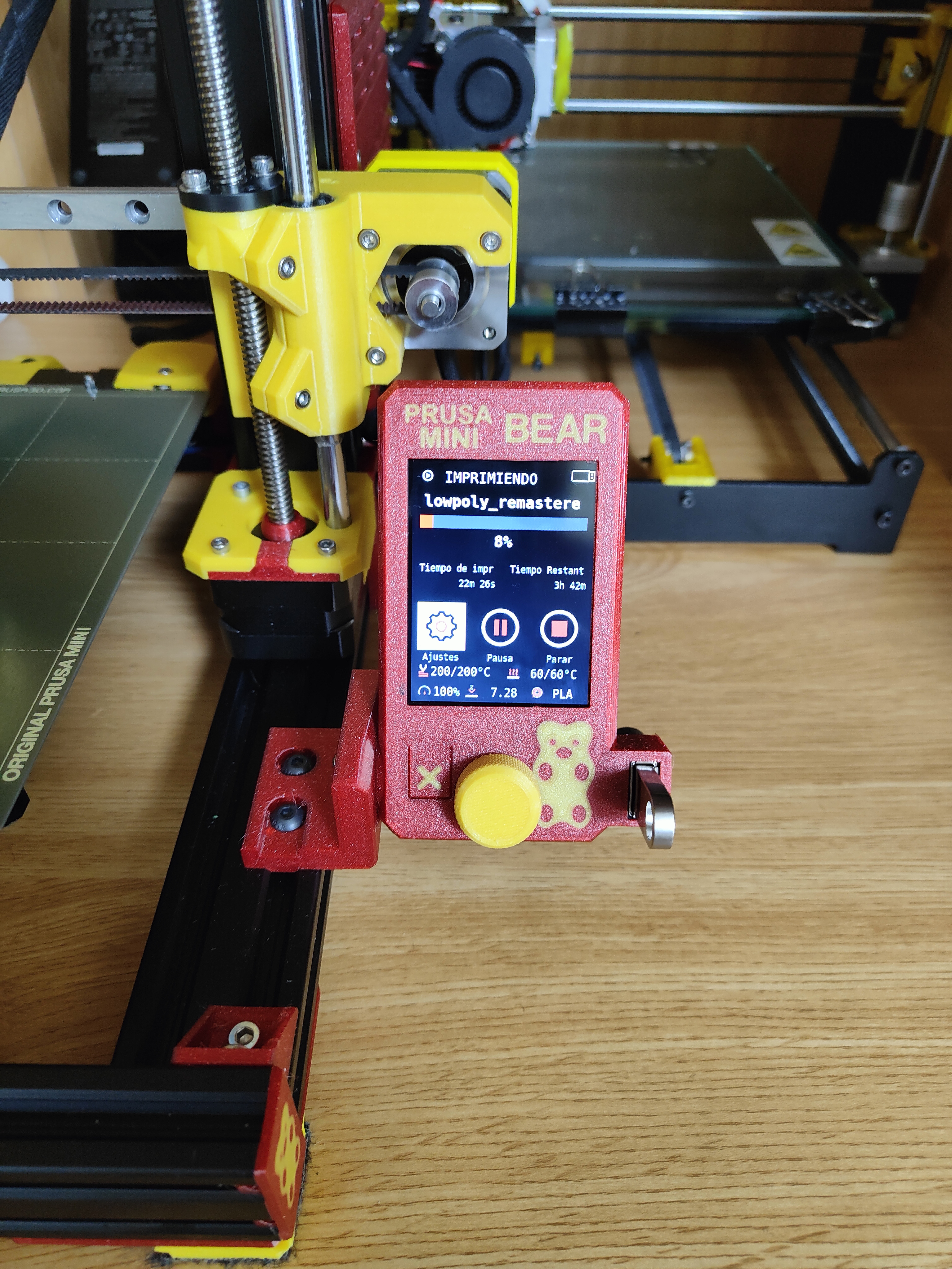 Prusa Mini Bear Lcd Cover